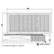 Kit de filtres à air BLUE PRINT ADBP220055 - Visuel 3