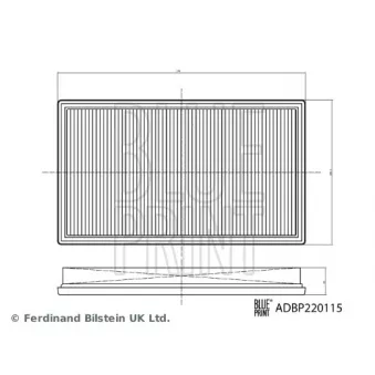 Filtre à air BLUE PRINT ADBP220115