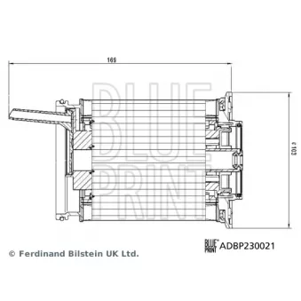 Filtre à carburant BLUE PRINT ADBP230021