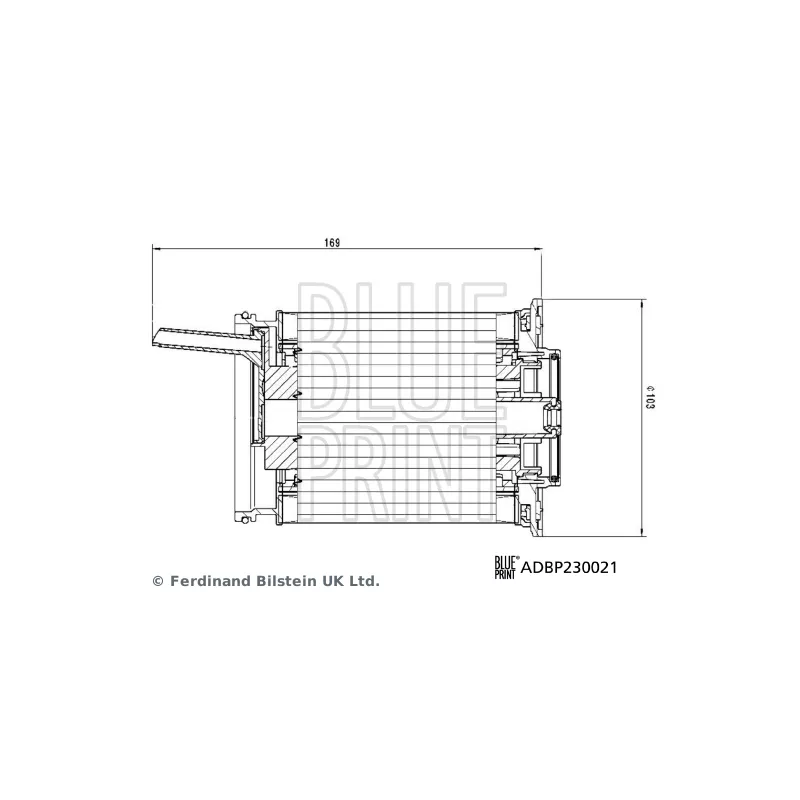 Filtre à carburant BLUE PRINT ADBP230021