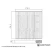 Filtre, air de l'habitacle BLUE PRINT ADBP250029 - Visuel 2