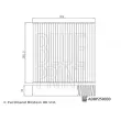 Filtre, air de l'habitacle BLUE PRINT ADBP250030 - Visuel 3