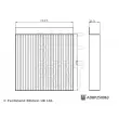 Filtre, air de l'habitacle BLUE PRINT ADBP250063 - Visuel 2