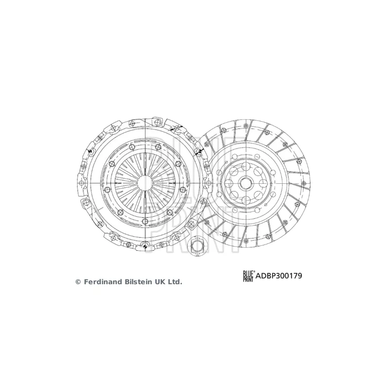Kit d'embrayage BLUE PRINT ADBP300179