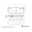 Jeu de 4 plaquettes de frein avant BLUE PRINT ADBP420033 - Visuel 2