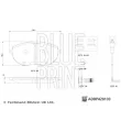 Jeu de 4 plaquettes de frein avant BLUE PRINT ADBP420103 - Visuel 2