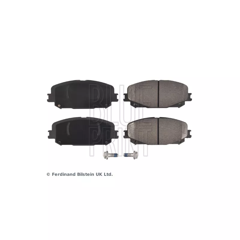 Jeu de 4 plaquettes de frein avant BLUE PRINT ADBP420110