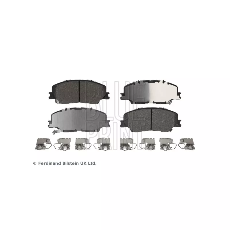 Jeu de 4 plaquettes de frein avant BLUE PRINT ADBP420136