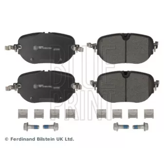 Jeu de 4 plaquettes de frein avant BLUE PRINT