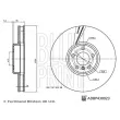 Disque de frein avant gauche BLUE PRINT ADBP430023 - Visuel 3