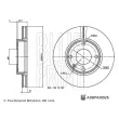 Jeu de 2 disques de frein avant BLUE PRINT ADBP430026 - Visuel 3