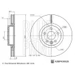 Jeu de 2 disques de frein avant BLUE PRINT ADBP430028 - Visuel 3