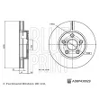 Jeu de 2 disques de frein avant BLUE PRINT ADBP430029 - Visuel 3