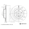 Jeu de 2 disques de frein arrière BLUE PRINT ADBP430031 - Visuel 3