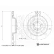 Jeu de 2 disques de frein arrière BLUE PRINT ADBP430037 - Visuel 3