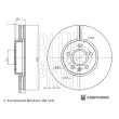 Jeu de 2 disques de frein avant BLUE PRINT ADBP430040 - Visuel 3