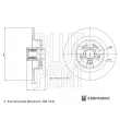 Jeu de 2 disques de frein arrière BLUE PRINT ADBP430042 - Visuel 3