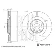 Jeu de 2 disques de frein arrière BLUE PRINT ADBP430046 - Visuel 3