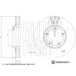 Jeu de 2 disques de frein avant BLUE PRINT ADBP430075 - Visuel 3