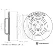 Jeu de 2 disques de frein arrière BLUE PRINT ADBP430095 - Visuel 3