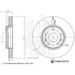 Jeu de 2 disques de frein avant BLUE PRINT ADBP430104 - Visuel 3