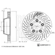 Disque de frein arrière gauche BLUE PRINT ADBP430113 - Visuel 3