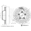 Disque de frein arrière droit BLUE PRINT ADBP430114 - Visuel 3