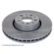 Jeu de 2 disques de frein avant BLUE PRINT ADBP430123 - Visuel 1
