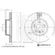 Jeu de 2 disques de frein avant BLUE PRINT ADBP430124 - Visuel 3