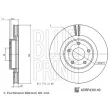 Jeu de 2 disques de frein avant BLUE PRINT ADBP430149 - Visuel 3