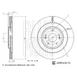 Jeu de 2 disques de frein arrière BLUE PRINT ADBP430153 - Visuel 3