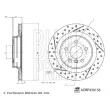 Jeu de 2 disques de frein arrière BLUE PRINT ADBP430156 - Visuel 3