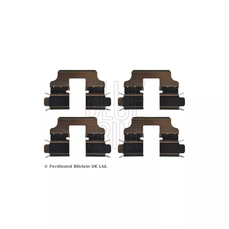 Kit d'accessoires, plaquette de frein à disque BLUE PRINT ADBP480009