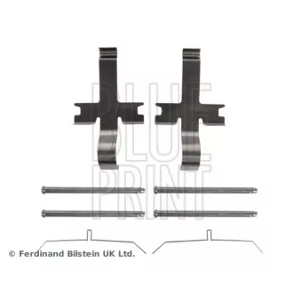 Kit d'accessoires, plaquette de frein à disque BLUE PRINT ADBP480024