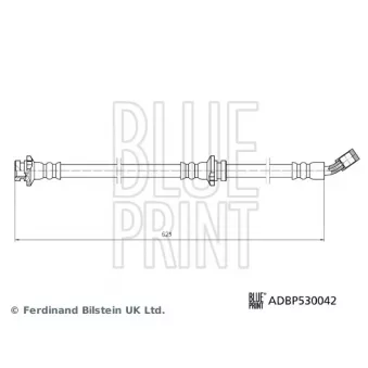 Flexible de frein avant gauche BLUE PRINT ADBP530042