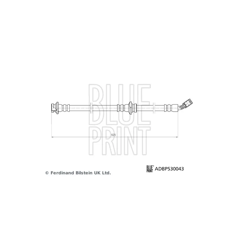 Flexible de frein avant droit BLUE PRINT ADBP530043