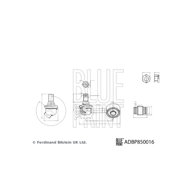 Entretoise/tige, stabilisateur avant droit BLUE PRINT ADBP850016