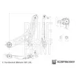 Bras de liaison, suspension de roue avant gauche BLUE PRINT ADBP860069 - Visuel 2
