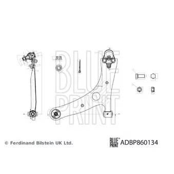 Bras de liaison, suspension de roue avant droit BLUE PRINT ADBP860134