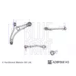 Bras de liaison, suspension de roue avant gauche BLUE PRINT ADBP860143 - Visuel 2
