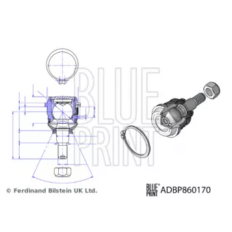 Rotule de suspension BLUE PRINT ADBP860170