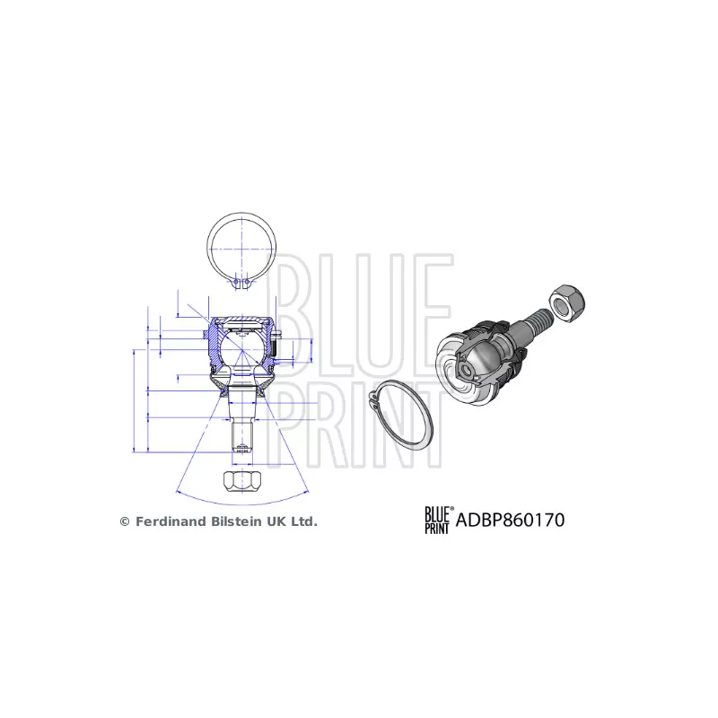 Rotule de suspension BLUE PRINT ADBP860170