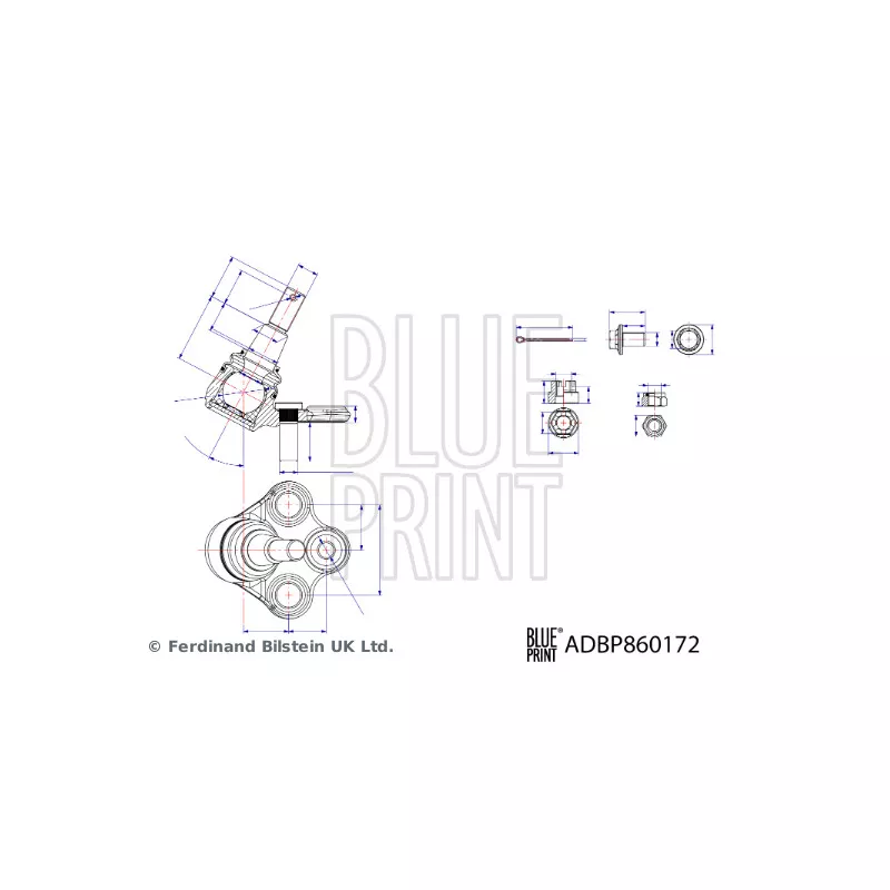 Rotule de suspension BLUE PRINT ADBP860172
