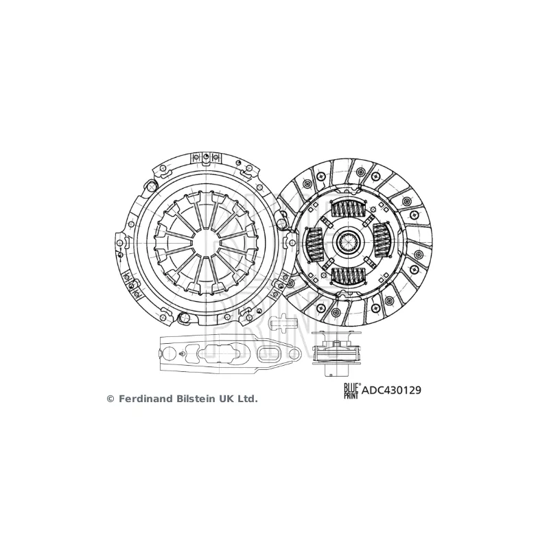 Kit d'embrayage BLUE PRINT ADC430129