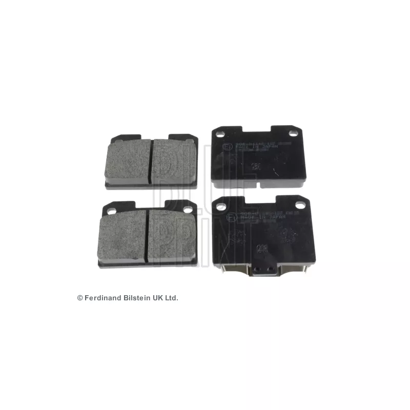 Jeu de 4 plaquettes de frein arrière BLUE PRINT ADC44246