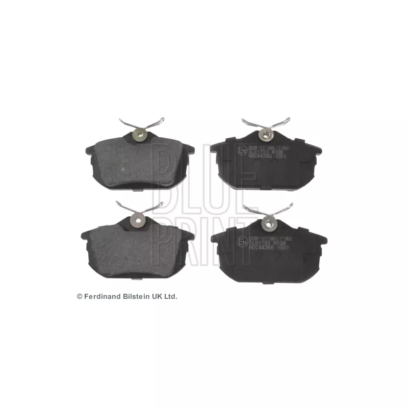 Jeu de 4 plaquettes de frein arrière BLUE PRINT ADC44266