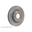 Jeu de 2 disques de frein avant BLUE PRINT ADC443123 - Visuel 2
