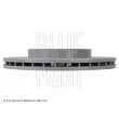 Jeu de 2 disques de frein avant BLUE PRINT ADC44333 - Visuel 3
