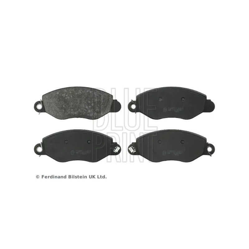 Jeu de 4 plaquettes de frein avant BLUE PRINT ADF124236