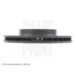 Jeu de 2 disques de frein avant BLUE PRINT ADF124344 - Visuel 2